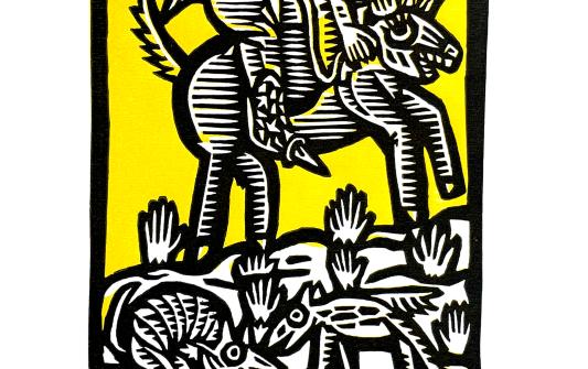 Milwaukee Hold Your Horses Grove Gallerys “Max Went West: An American Tale III”